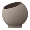Globe blomkruka Ø17 cm, Taupe