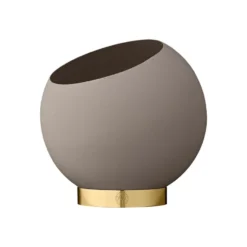 Globe blomkruka Ø17 cm, Taupe