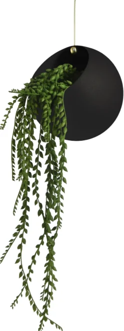 GLOBE hängande kruka Ø21 cm h32 cm, Black