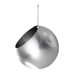 GLOBE hängande kruka Ø17 cm h28 cm, Silver