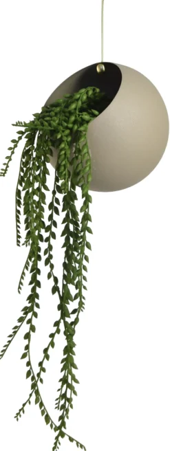 GLOBE hängande kruka Ø21 cm h32 cm, Taupe