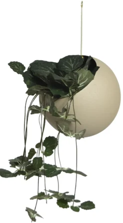 GLOBE hängande kruka Ø17 cm h28 cm, Taupe