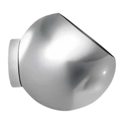 Globe kruka vägg Ø17 cm, Silver