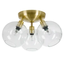 Gloria plafond Ø33 cm, Mässing-klar