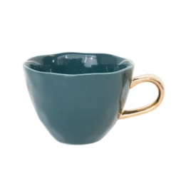 Good Morning Cappuccino mugg 30 cl, Blue green