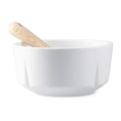 Grand Cru snackskål och sked, Vit, Ø10,5 cm