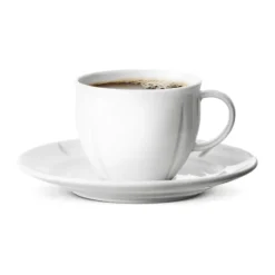 Grand Cru Soft kaffekopp med fat 28 cl, Vit
