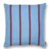 Grand kudde 50x50 cm, Faded blue-burgundy