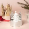 Gran ljuslykta medium, Silver