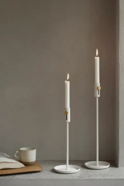 Granny ljusstake 32,5 cm, Vit