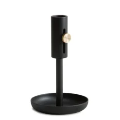 Granny ljusstake hög, svart