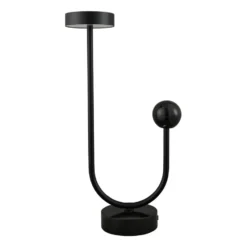 GRASIL bordslampa 15x56 cm, Black/Black