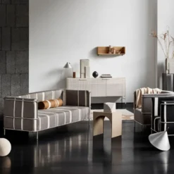 Grid sideboard, beige