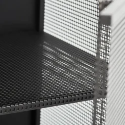 Grid skåp, black