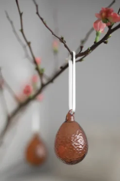 Gry ägg påskhänge 2-pack, Cognac