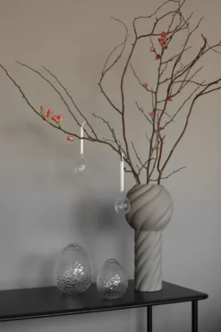 Gry stående ägg 16 cm, Clear