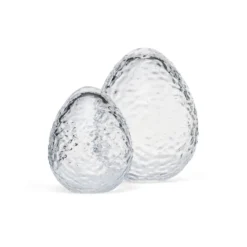 Gry stående ägg 12 cm, Clear