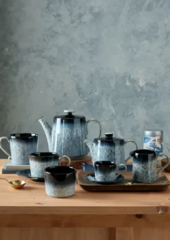Halo brew espressokopp 10 cl, Blå-grå-svart