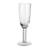 Hammered champagneglas 20 cl, Klar