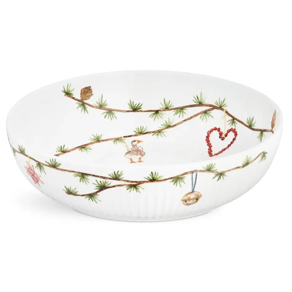Hammershøi Christmas skål Ø30 cm, Vit