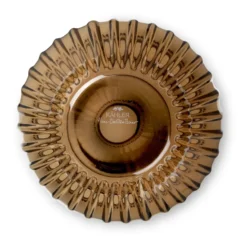 Hammershøi glasvas 14 cm, Valnöt