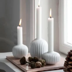 Hammershøi ljusstake liten, vit
