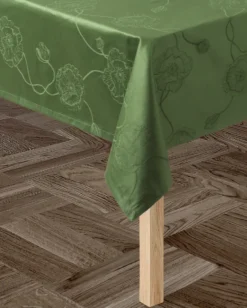 Hammershøi Poppy damastduk grön, 150x320 cm