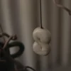 Hanging bun dekorationshänge, Beige