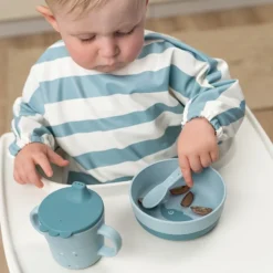 Happy Dots foodie bestickset 3 delar, Blue