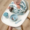Happy Dots foodie pipmugg 21,5 cl, Blue
