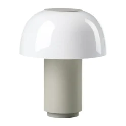 Harvest Moon bordslampa portabel 22 cm, Warm grey