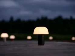 Harvest Moon bordslampa portabel 22 cm, Black