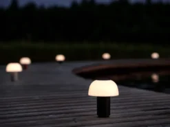 Harvest Moon bordslampa portabel 22 cm, Black