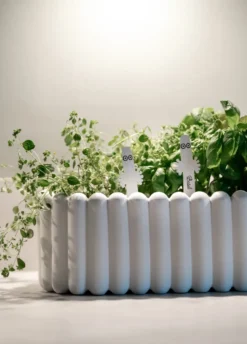 Hattifnattarna plantetikett 4-pack, Vit