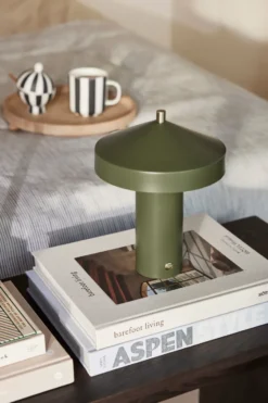 Hatto bordslampa 24,5 cm, Olive