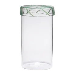 Heir förvaringsburk glas tall, Green
