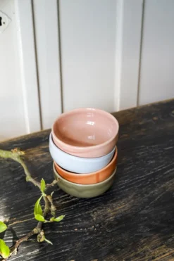 Heirol x Nosse Svelte skål Ø12 cm, Olive
