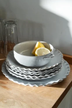 Heirol x Nosse Svelte skål med handtag Ø15 cm, Stone