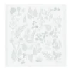 Herbarium servett 35x35 cm, Grå