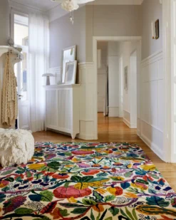 Heritage Garden matta, Cream-multi, 170x230 cm