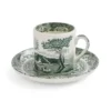 Heritage Green Italian kopp med fat, Grön, espresso, 9 cl