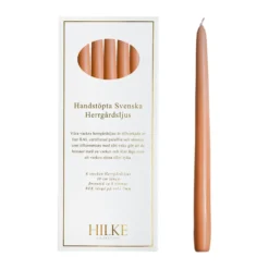 Herrgårdsljus 30 cm 6-pack, Aprikos
