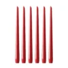 Herrgårdsljus 30 cm 6-pack, Röda glans
