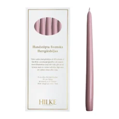 Herrgårdsljus 30 cm 6-pack, Rosa Metallic