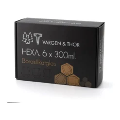Hexa glas 30 cl 6-pack, Klar