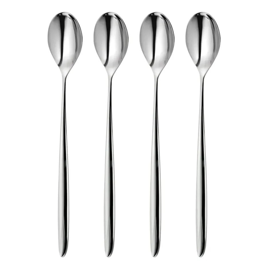 Hidcote Bright lattesked 4-pack, Rostfritt stål