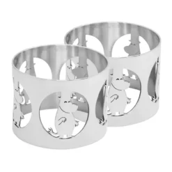 Hilke X Mumin servettring Moominpappa 2-pack, Mässing
