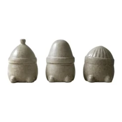 Hipster Triplets juldekoration 3-pack, Beige