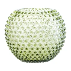 Hobnail Globe vas 24 cm, Olivegreen