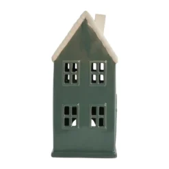 Hollia dekorationshus 29 cm, Dark green